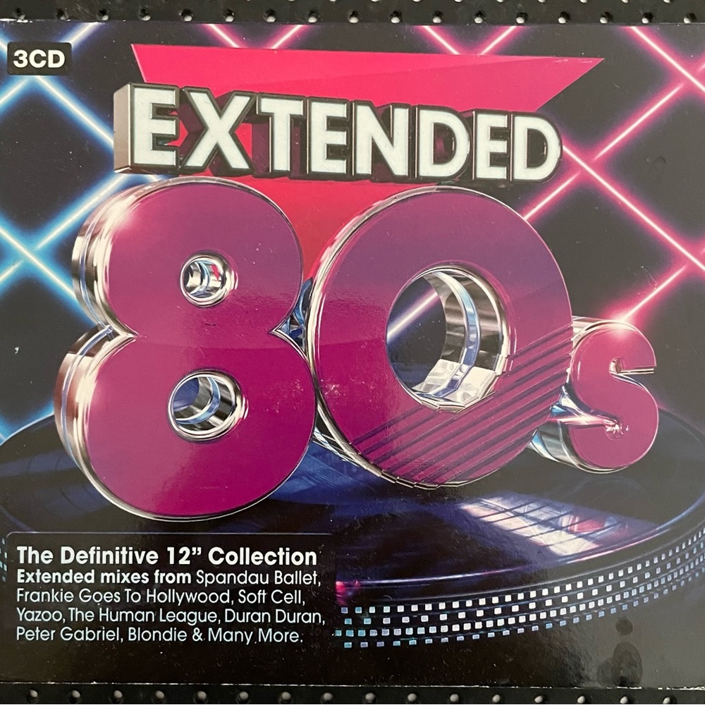 COPY - Extended 80s 3CDs compact discs with extended versions for DJs